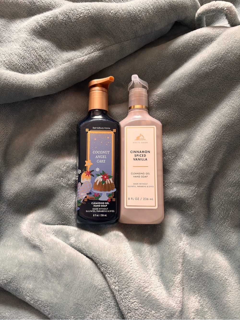 Bath & Body Works Coconut Angel Cake & Cinnamon Spiced Vanilla - Gel Hand Soaps